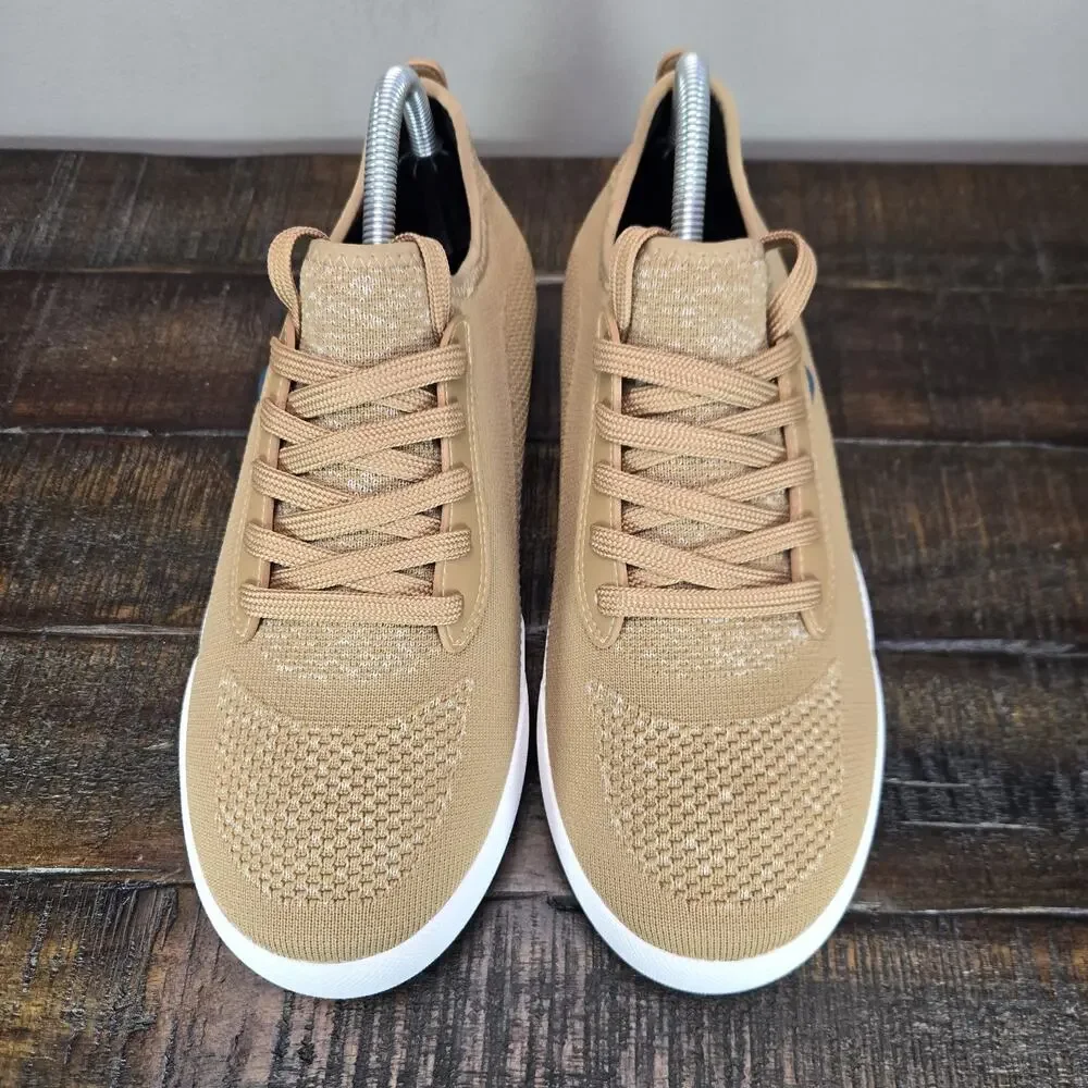 Vessi Weekend 1.5 Sneaker Womens Size 9 Waterproof Shoes Oak Brown White